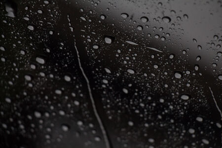 Drop water on the windowsの写真素材