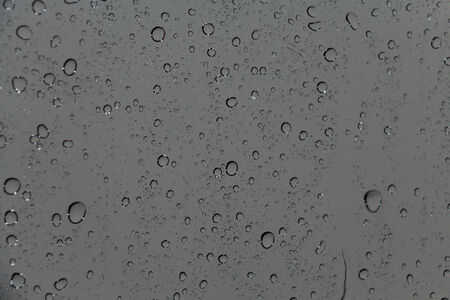 Drop water on the windowsの写真素材