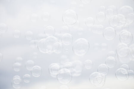 Beautiful soap bubble abstract backgroundsの写真素材