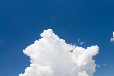 blue sky with  cloud backgroundの写真素材