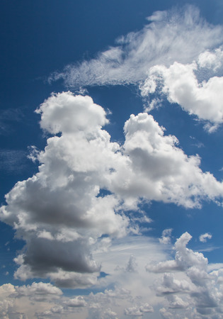 blue sky with  cloud backgroundの写真素材