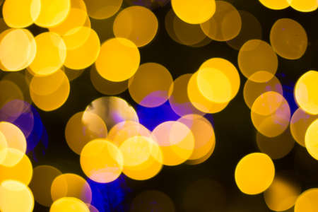 Abstract defocused bokeh lights backgroundの写真素材