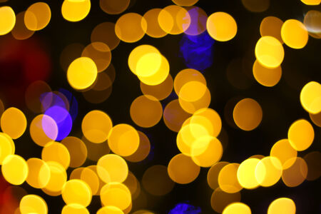Abstract defocused bokeh lights backgroundの写真素材