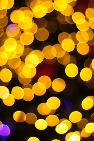 Abstract defocused bokeh lights backgroundの写真素材