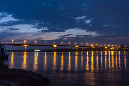 1st Thailand - Laos Friendship Bridgeの写真素材