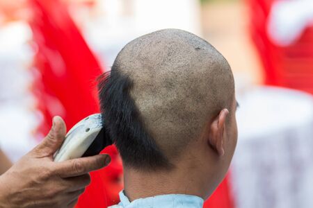 Barbers Barber men were ordainedの写真素材