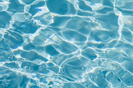 Beautiful pattern of blue water reflecting the sun.の写真素材