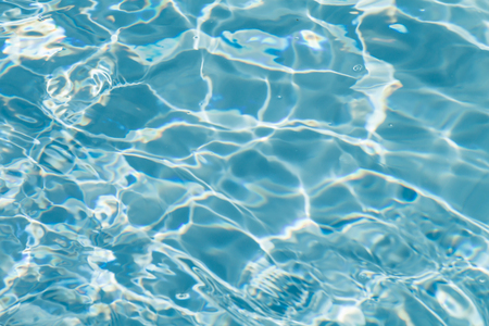 Beautiful pattern of blue water reflecting the sun.の写真素材