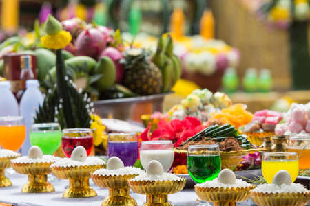 ceremony sacrifice teachers worship : Wai Kru Thailand.の写真素材