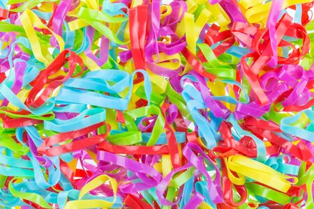 Colorful plastic band.の写真素材