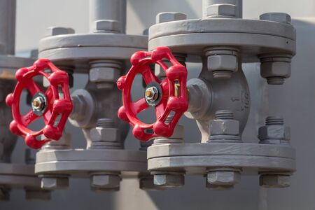 Oil control gate valve for high power transformer.の写真素材