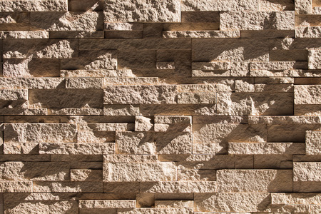 Brick block wall background.