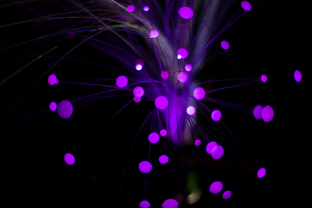 Abstract background fiber optics close up, computer communication technologyの写真素材