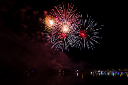 Colorful fireworks.の写真素材