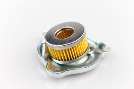 New gas filters of LPG gas pressure regulator spare part.For vehicles using LPG fuel.の写真素材