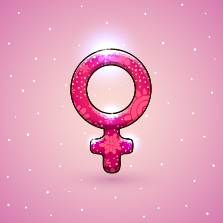 Female sex symbolのイラスト素材