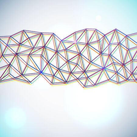 Abstract geometric stripeのイラスト素材