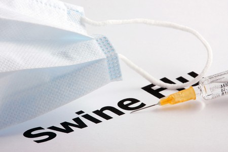 Images of the H1N1 Influenza Virusの写真素材