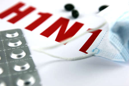 Images of the H1N1 Influenza Virusの写真素材