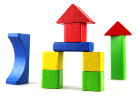 Wooden building blocks