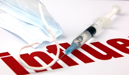 Images of the H1N1 Influenza Virusの写真素材