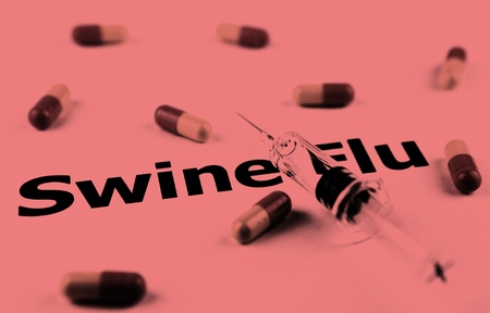 Images of the H1N1 Influenza Virusの写真素材
