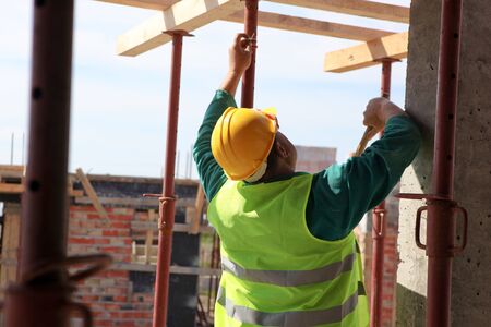 Construction siteのeditorial素材