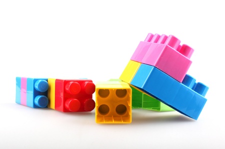 Plastic building blocks