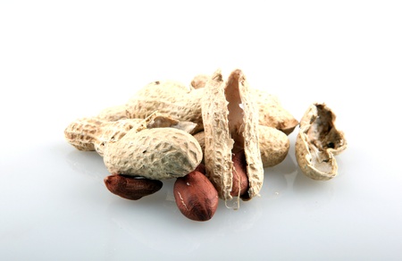 Peanuts in the shell.