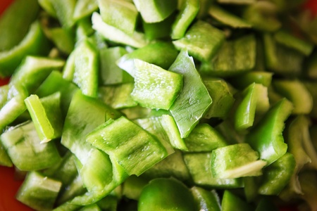 green peppers.の写真素材