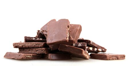 Chocolate Isolated On White