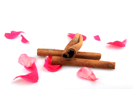 Cinnamon Isolated On Whiteの写真素材