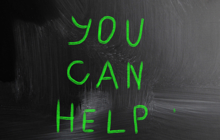 you can helpの写真素材