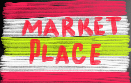marketplace conceptの写真素材