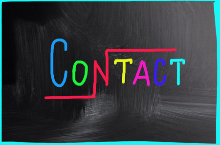 contact conceptの写真素材
