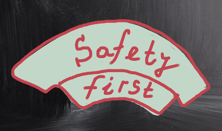 safety firstの写真素材