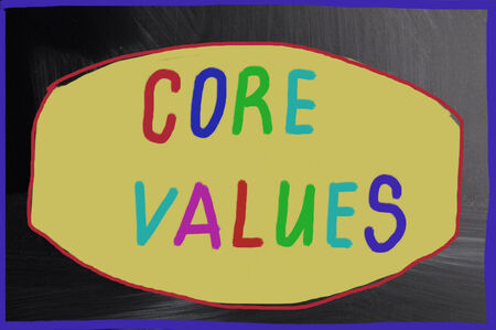 core valuesの写真素材