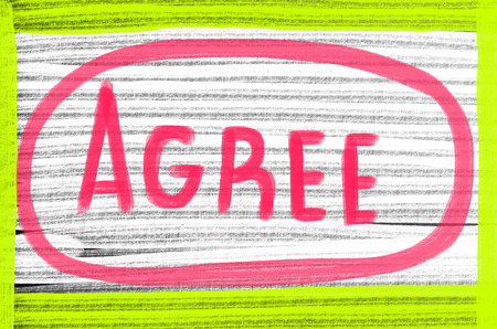 agree conceptの写真素材