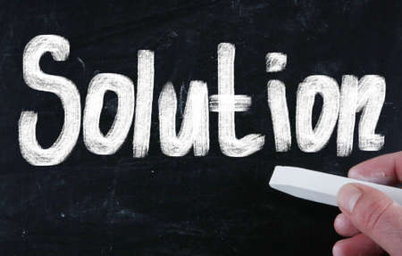 solution conceptの写真素材