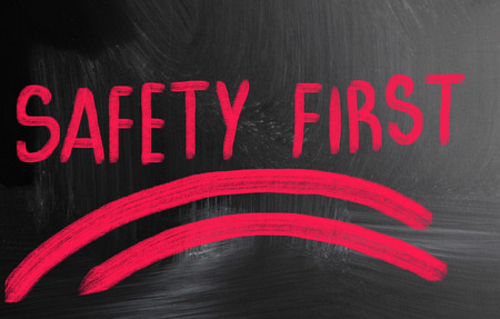 safety firstの写真素材