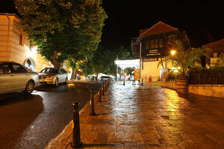 NESSEBAR, BULGARIA - JUNE 16:  Nessebar at Night, June 16, 2014. Nessebar in 1956 was declared as museum city, archaeological and architectural reservation by UNESCO.のeditorial素材