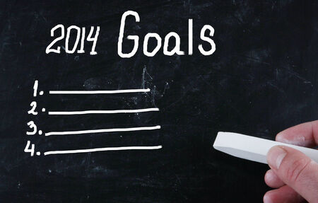 2014 goals conceptの写真素材