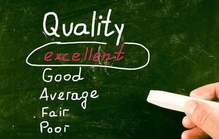 quality conceptの写真素材