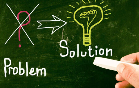 solution conceptの写真素材