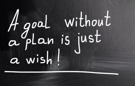 a goal without a plan is just a wish!