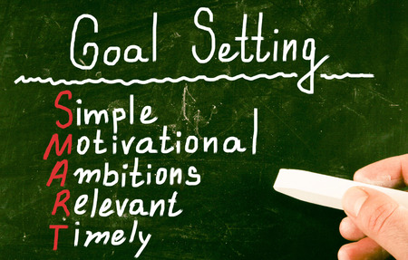 goal setting conceptの写真素材