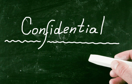 confidential conceptの写真素材