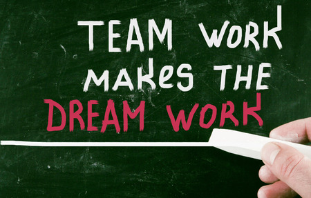 team conceptの写真素材