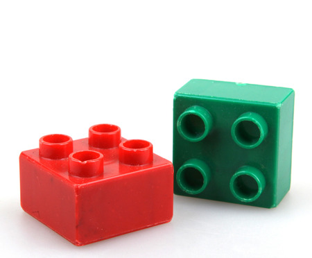 Building Blocks Isolated On White