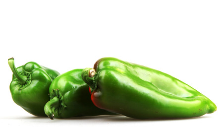 pepper isolated on whiteの写真素材
